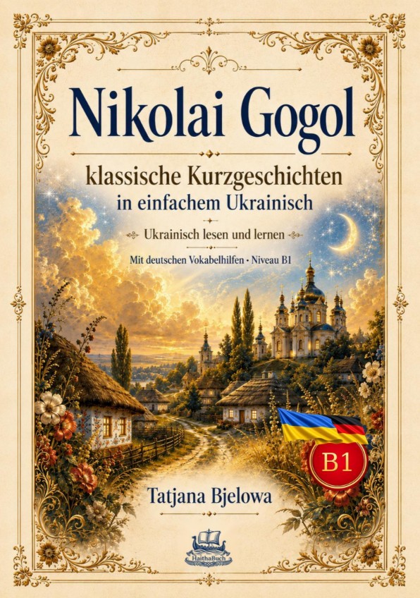 Cover von Nikolai Gogol – Klassische Kurzgeschichten in einfachem Ukrainisch